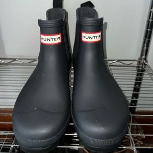 New Black Matte Hunter Rainboots